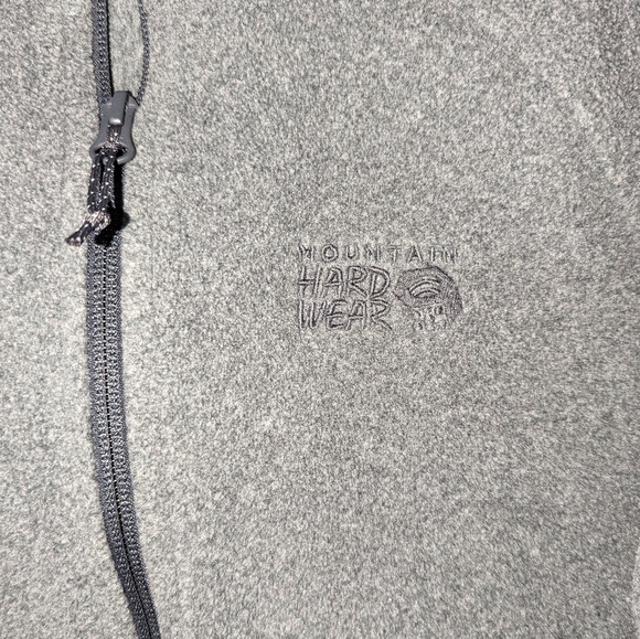 Mountain Hardwear Polartec Microfleece Full Zip Jacket Grey Women's Medium - Picture 8 of 12